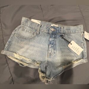 Forever 21 Light Blue Denim Shorts